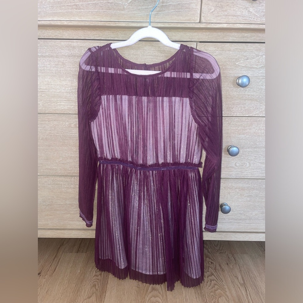 Calvin Klein Kids Dress in Rich Purple